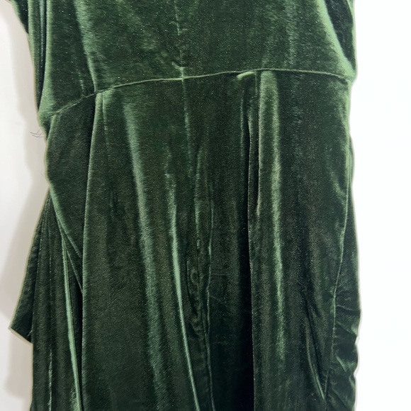 Majorelle Asbury Velvet Sleeveless Mini Dress Elegant Velvet Green Dress small - Picture 12 of 14